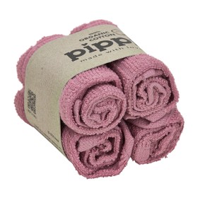 Bild på Pippi Tvättlappar 4-pack Eko (Old Rose)
