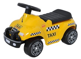 Bild på Plasto Sparkbil Taxi med tysta hjul