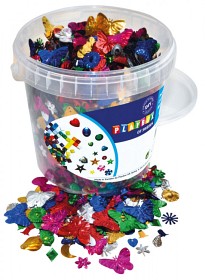 Bild på Playbox Paljettmix i hink 500g