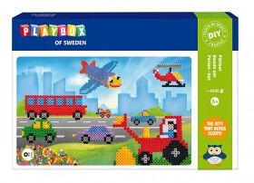 Bild på Playbox Pärlset rörpärlor 4000 st (Fordon)