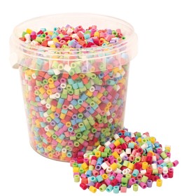Bild på Playbox Rörpärlor i hink Gladmix