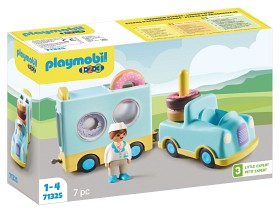 Bild på Playmobil 1.2.3 71325 Lastbil med munkar, med staplings- och sorteringsfunktion