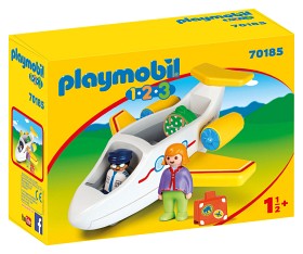 Bild på Playmobil 1.2.3 Flygplan med passagerare