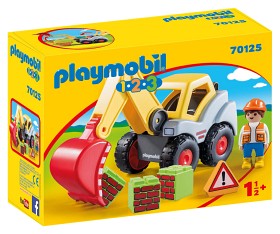 Bild på Playmobil 1.2.3 - Hjulgrävare
