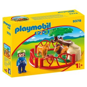 Bild på Playmobil 1.2.3 - Inhägnad med lejon 9378