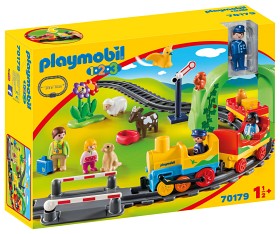 Bild på Playmobil 1.2.3 70179 Min första tågbyggsats