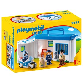 Bild på Playmobil 1.2.3 - Polisstation att ta med 9382