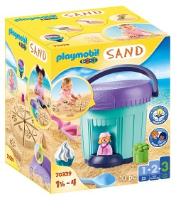 Bild på Playmobil 1.2.3 Sand - Kreativt set Sandbageri 70339