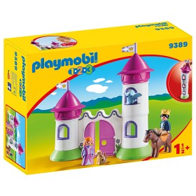 Bild på Playmobil 1.2.3 - Slott med staplingsbart torn 9389