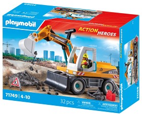 Bild på Playmobil Action Heroes 71749 Stor grävmaskin