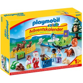 Bild på Playmobil Christmas 1.2.3 Jul i djurens skog Adventskalender 9391