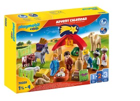 Bild på Playmobil 1.2.3 Adventskalender Jul 70259