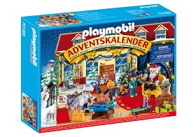 Bild på Playmobil Christmas Adventskalender Tomtens besök i leksaksaffären