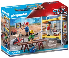 Bild på Playmobil City Action 70446 Byggnadsställning med hantverkare