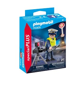 Bild på Playmobil City Action 70305 Polis med radaranläggning