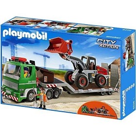 Bild på Playmobil City Life Lastbilstransport med hjullastare