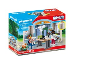 Bild på Playmobil City Life Leklåda Hos veterinären 70309