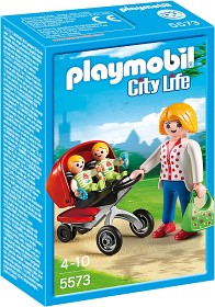 Bild på Playmobil City Life 5573 Mamma med tvillingvagn