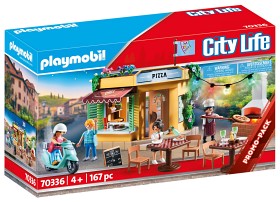 Bild på Playmobil City Life Pizzeria med uteservering 70336