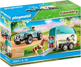 Bild på Playmobil Country 70511 Bil med hästtrailer