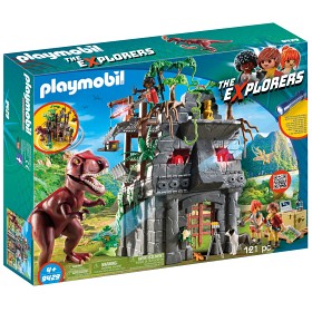 Bild på Playmobil Explorers Basläger med T-Rex 9429