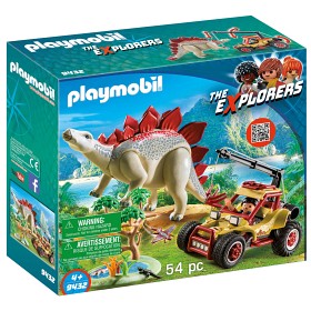 Bild på Playmobil Dinos - Forskarmobil med stegosaurus 9432