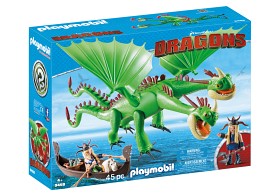 Bild på Playmobil Dragons - Flåbusa och Flåbuse med Rap och Kräk 9458