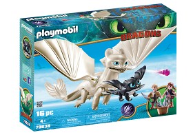 Bild på Playmobil Dragons 70038 Vitfasa med drakunge och barn