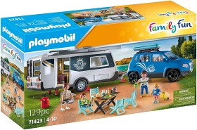Bild på Playmobil Family Fun 71423 Bil med husvagn