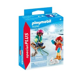 Bild på Playmobil Family Fun Barn med släde 70250