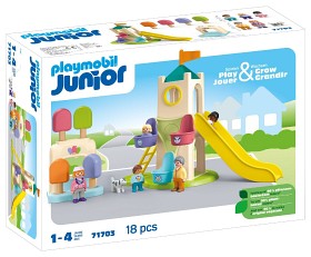 Bild på Playmobil Junior 71703 Upplevelsetorn med glasskiosk