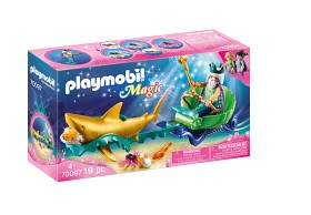 Bild på Playmobil Magic - Havskungen med hajvagn