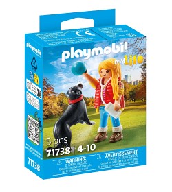 Bild på Playmobil My Life 71738 Kvinna med Berner Sennen