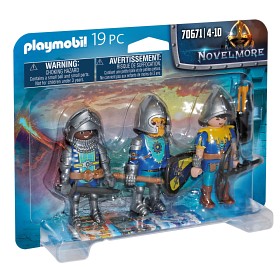 Bild på Playmobil Novelmore 70671 Novelmore-riddare 3-pack