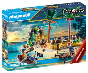 Bild på Playmobil Pirates 70962 Skattkammarö med pirater och skelett