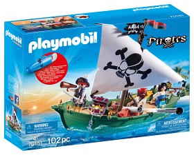 Bild på Playmobil Pirates Piratskepp med undervattensmotor