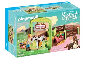 Bild på Playmobil Spirit - Hästbox Abigail och Boomerang 9480