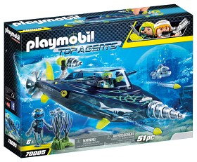 Bild på Playmobil Top Agents - TEAM S.H.A.R.K. Attackborr