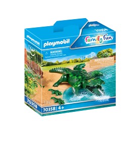 Bild på Playmobil Zoo Alligator med ungar 70358