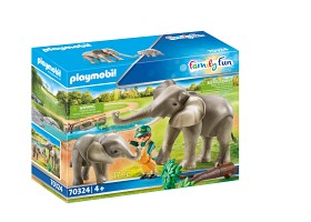 Bild på Playmobil Family Fun Elefantinhägnad 70324