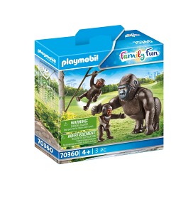 Bild på Playmobil Zoo Gorilla med ungar 70360