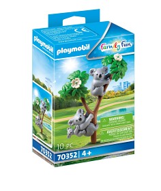 Bild på Playmobil Zoo Två koalor med unge 70352