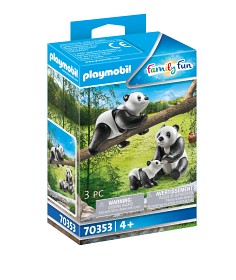 Bild på Playmobil Family Fun 70353 Två pandor med unge