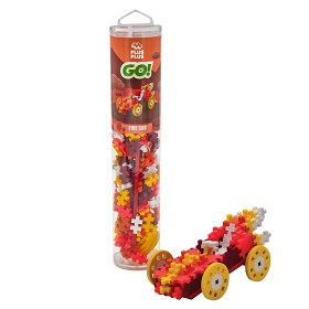 Bild på Plus Plus Color Cars 3D Byggsats 200-bitar i tub (Fire Car)