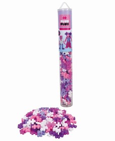 Bild på Plus Plus 3D Byggsats 100-bitar i tub (Glitter mix)