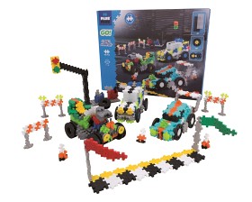 Bild på Plus-Plus Go! 3D Byggsats 900-bitar (Streetracing superset)