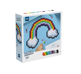 Bild på Plus Plus Puzzle By 3D Byggsats 500-bitar (Regnbåge)