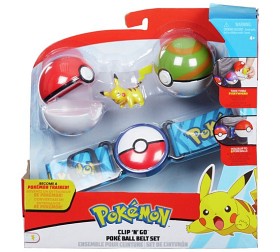 Bild på Pokémon, Clip ´N Go Belt Set - Poke Nest Ball & Pikachu