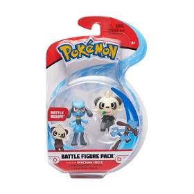 Bild på Pokémon Battlefigur 2-Pack (Pancham & Riolu)