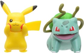Bild på Pokémon Battlefigurer 2-pack (Pikachu + Bulbasaur)